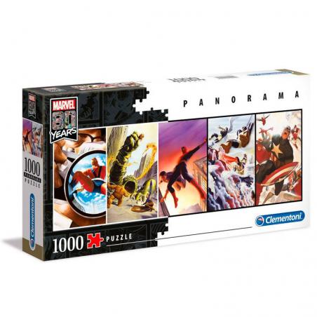 Puzzle Panorama Marvel 80 Years 1000pz - Imagen 1