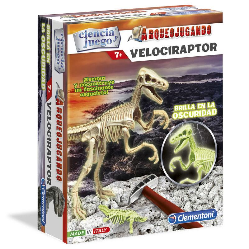 Arqueojugando Velociraptor fluorescente - Imagen 1