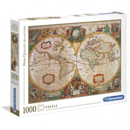 Puzzle Mapa Antiguo 1000pzs - Imagen 1