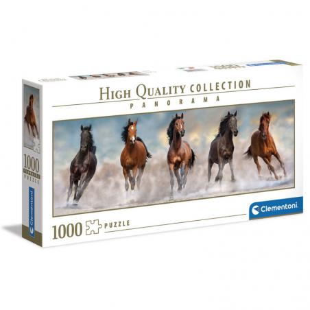 Puzzle Panorama Caballos 1000pzs - Imagen 1