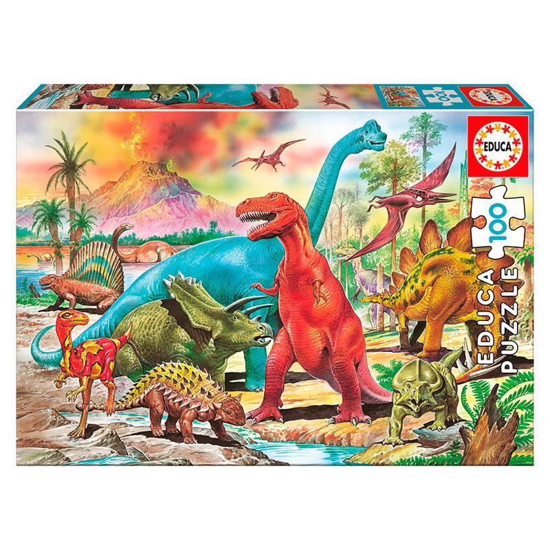 Puzzle Dinosaurios 100pzs - Imagen 1