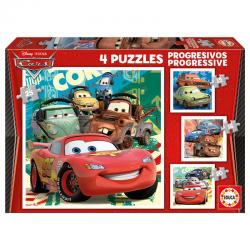 Puzzle Progresivo Cars 2 12-16-20-25pzs - Imagen 1