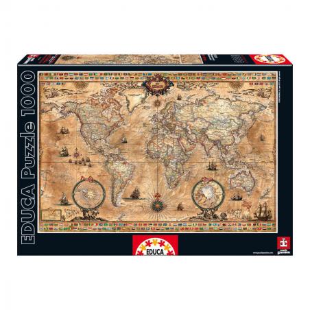 Puzzle Mapamundi 1000pzs - Imagen 1
