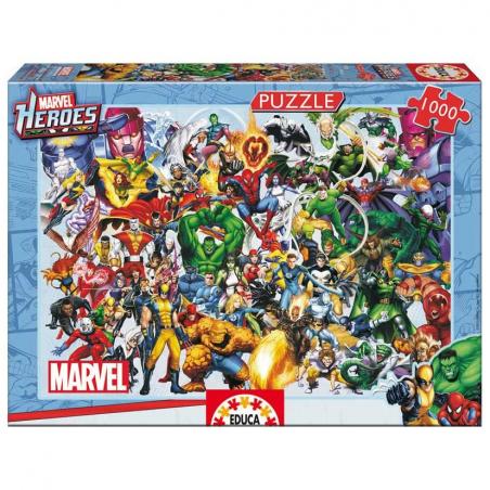 Puzzle Heroes de Marvel 1000pzs - Imagen 1
