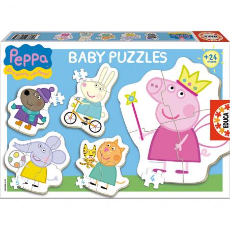 Puzzle Peppa Pig 3-5pzs - Imagen 1