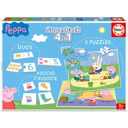 Super pack 4 en 1 Peppa Pig - Imagen 1