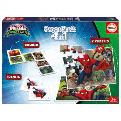 Super pack 4 en 1 Spiderman Marvel - Imagen 1