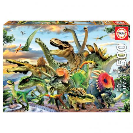 Puzzle Dinosaurios 500pzs - Imagen 1