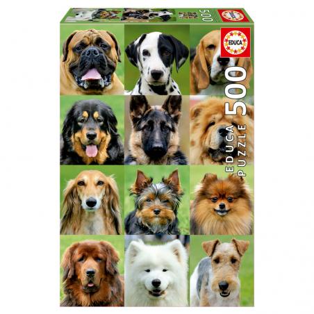 Puzzle Collage de Perros 500pzs - Imagen 1