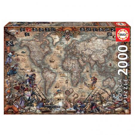 Puzzle Mapa de Piratas 2000pzs - Imagen 1