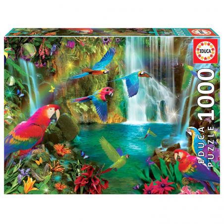 Puzzle Loros Tropicales 1000pzs - Imagen 1