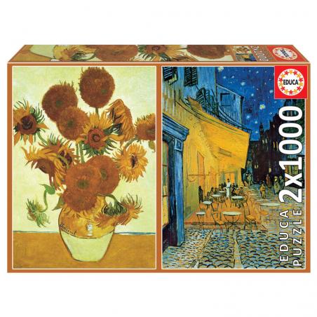Puzzle Van Gogh 2x1000pzs - Imagen 1