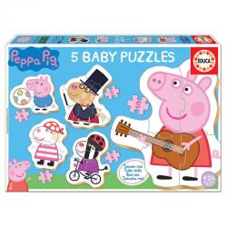 Puzzle Peppa Pig 3-5pzs - Imagen 1