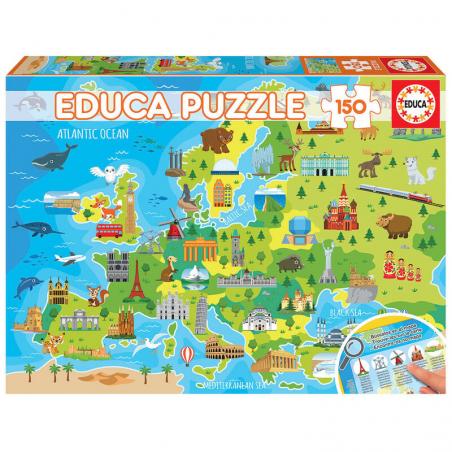 Puzzle Mapa de Europa 150pzs - Imagen 1