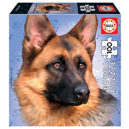Puzzle Pastor Aleman 100pzs - Imagen 1