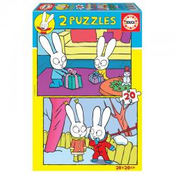 Puzzle Simon 2x20pcs - Imagen 1