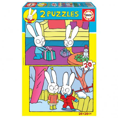 Puzzle Simon 2x20pcs - Imagen 1