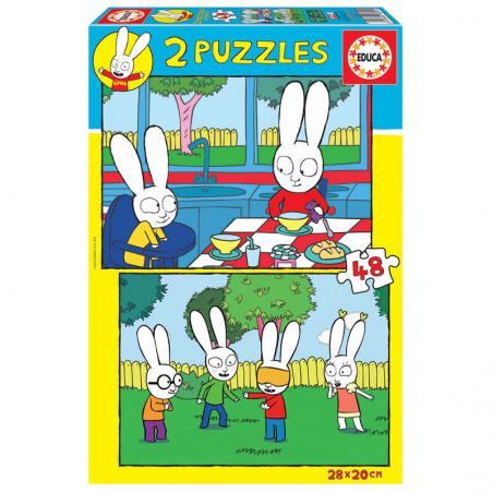 Puzzle Simon 2x48pcs - Imagen 1