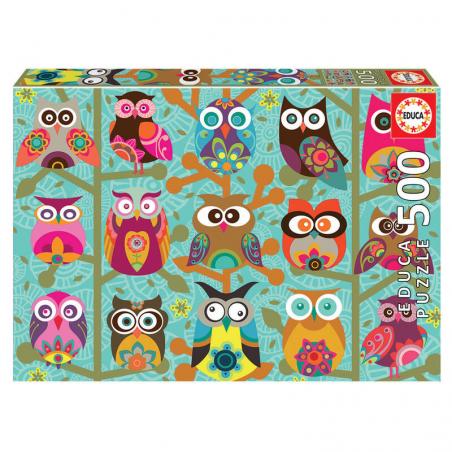 Puzzle Buhos 500pzs - Imagen 1