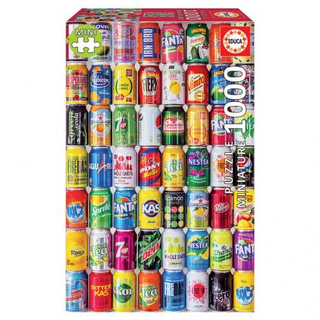 Puzzle Latas II 1000pzs - Imagen 1
