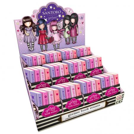 Display 16 sets 4 gomas borrar Gorjuss - Imagen 1