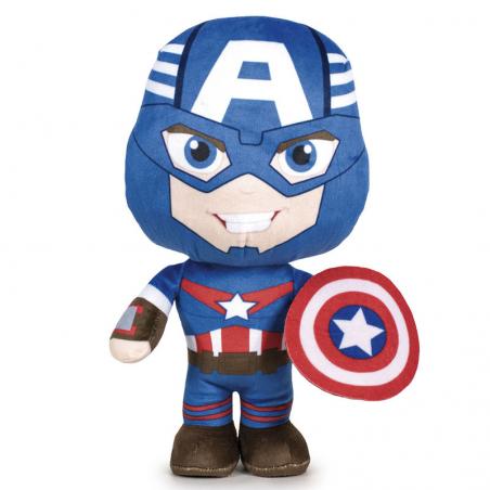 Peluche Capitan America Marvel 20cm - Imagen 1