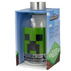 Botella cristal Minecraft 620ml - Imagen 1