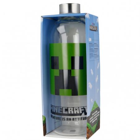 Botella cristal minecraft 1030ml - Imagen 1
