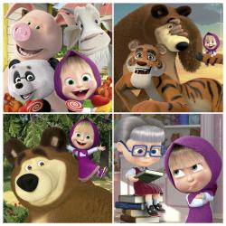 Puzzle Progresivo Masha y el Oso 12-16-20-25pcs - Imagen 2