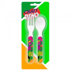 Set cubiertos Crazy Dino - Imagen 1
