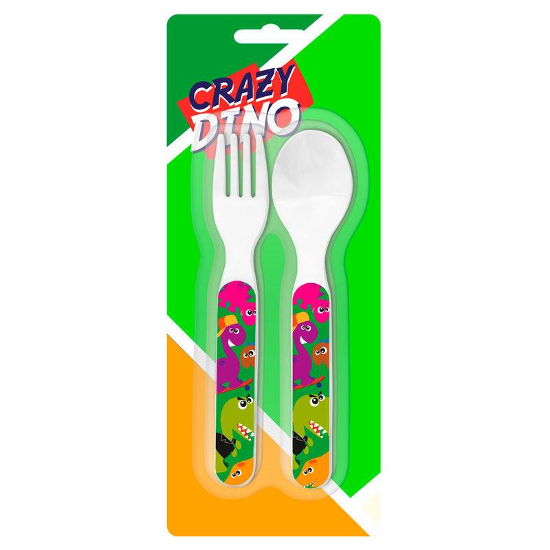 Set cubiertos Crazy Dino - Imagen 1