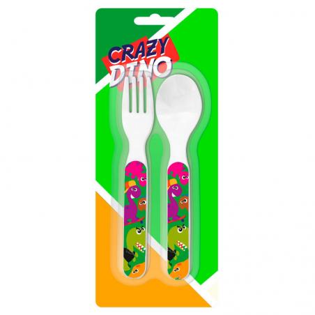 Set cubiertos Crazy Dino - Imagen 1