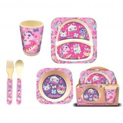 Set menaje Cupcakes bambu - Imagen 1