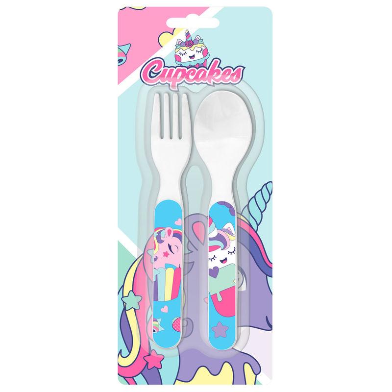 Set cubiertos Cupcakes - Imagen 1