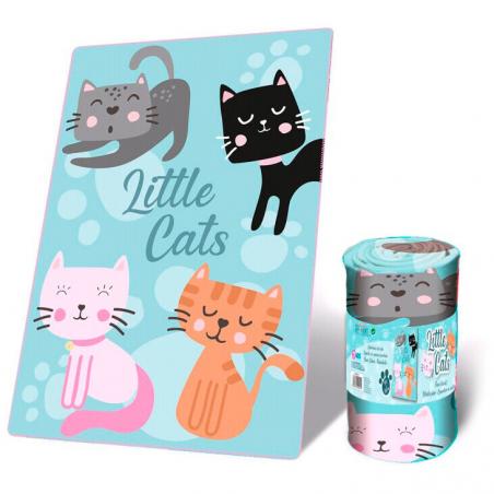 Manta polar Little Cats - Imagen 1
