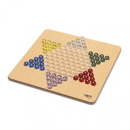 Juego Damas Chinas Madera - Imagen 1