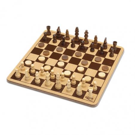 Juego Ajedrez Damas madera - Imagen 1
