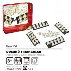 Domino Triangular caja metal - Imagen 3