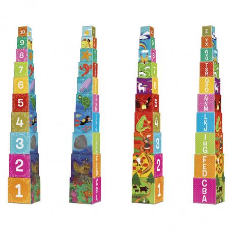 Cubos Apilables 10 pzs - Imagen 1