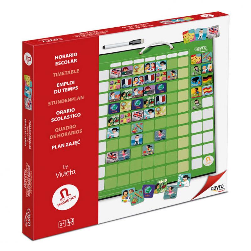 Horario Escolar Magnetico - Imagen 1