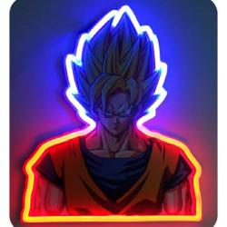 Lampara mural neon Goku Dragon Ball Z - Imagen 1