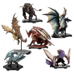Set 6 figuras CFB MH Standard Model Plus Vol. 18 Monster Hunter 10-15cm - Imagen 1