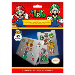 Set 29 vinilos Super Mario Bros Nintendo - Imagen 1