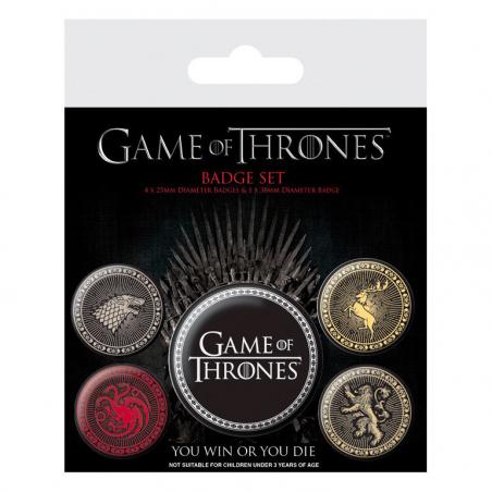 Set chapas Juego de Tronos - Imagen 1