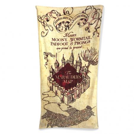 Toalla Marauders Map Harry Potter algodon - Imagen 1