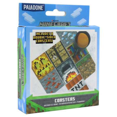 Set 8 posavasos Minecraft - Imagen 1