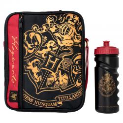 Bolsa portameriendas + cantimplora Hogwarts Harry Potter - Imagen 1