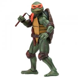 Figura Michelangelo Movie 1990 Tortugas Ninja 18cm - Imagen 1