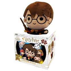 Set puzzle lenticular Chibi Harry Potter 300pzs + peluche Harry Potter 20cm - Imagen 1