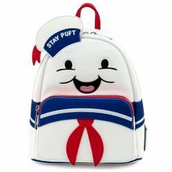Mochila Stay Puft Marshmallow Ghostbusters Loungefly 26cm - Imagen 1